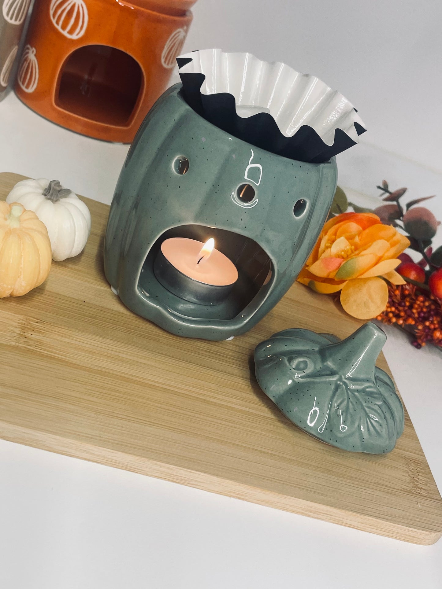 Pumpkin Waxmelt Warmer (Green)