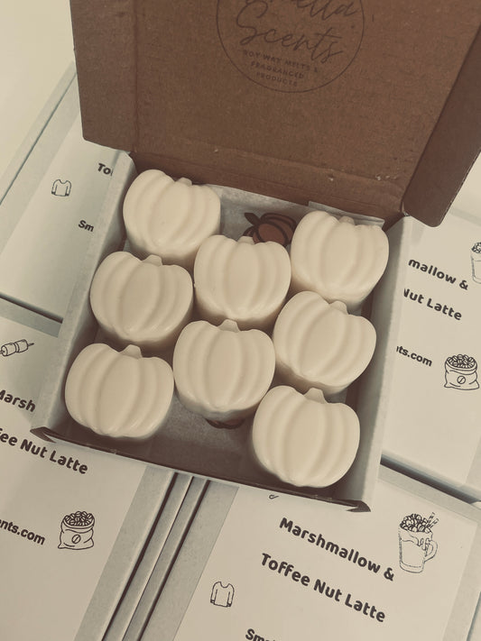 Marshmallow & Toffee Nut Latte Pumpkin Waxmelts