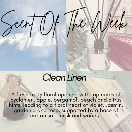 Scent Of The Week - Clean Linen