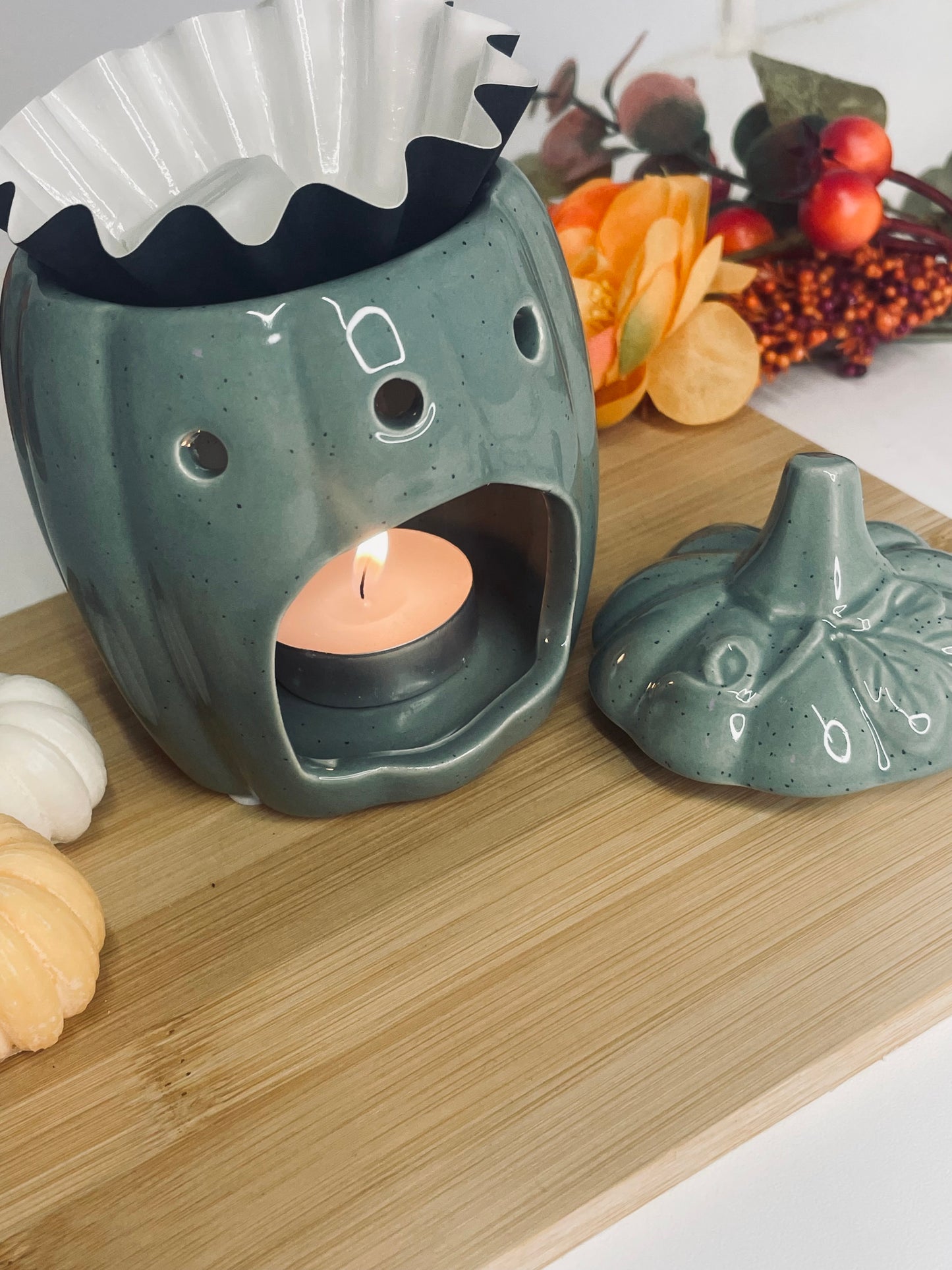 Pumpkin Waxmelt Warmer (Green)